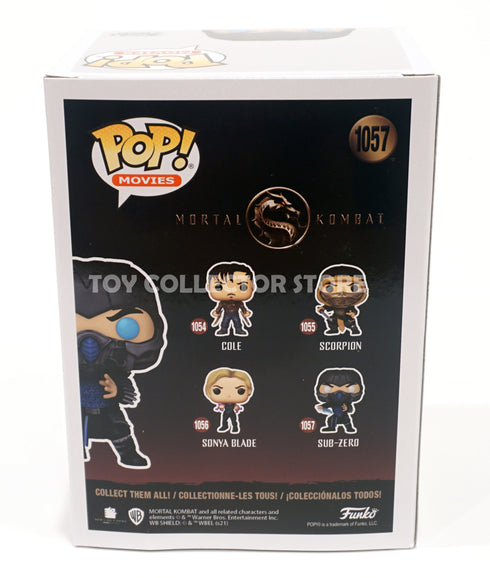 Sub Zero 1057 Funko Vinyl Figure Mortal Kombat Exclusive Glow